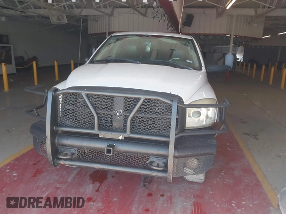 2007 Dodge Ram 2500 SLT with VIN 3D7KS28C57G748610, listed as a IAAI auction lot 41703423 with 1 mi miles. Bid and sale history available at carsss.com. Image 11.