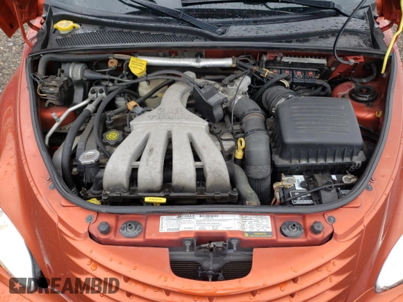 2003 Chrysler PT Cruiser GT with VIN 3C8FY78GX3T601063, listed as a Copart auction lot 57888885 with 77,018 mi miles and Non repairable. Bid and sale history available at DreamBid. Image 11.