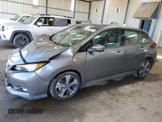 2021 Nissan LEAF SL Plus z VIN 1N4BZ1DV7MC555936, wystawiony jako Copart lot #57042365 z przebiegiem 50 727 mil mil oraz Tytuł czysty. Historia ofert i sprzedaży dostępna na DreamBid. Obrazek 1.