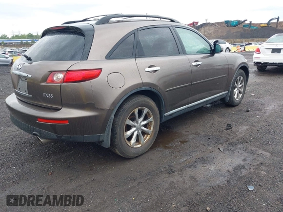 2007 Infiniti FX with VIN JNRAS08W67X204763, listed as a IAAI auction lot 42259196 with 175,541 mi miles and . Bid and sale history available at DreamBid. Image 4.