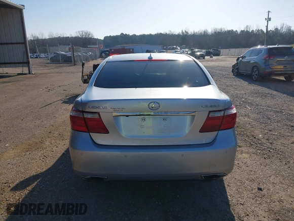 2008 Lexus LS 460 with VIN JTHBL46F985055711, listed as a IAAI auction lot 41771863 with 163,741 mi miles and . Bid and sale history available at DreamBid. Image 17.