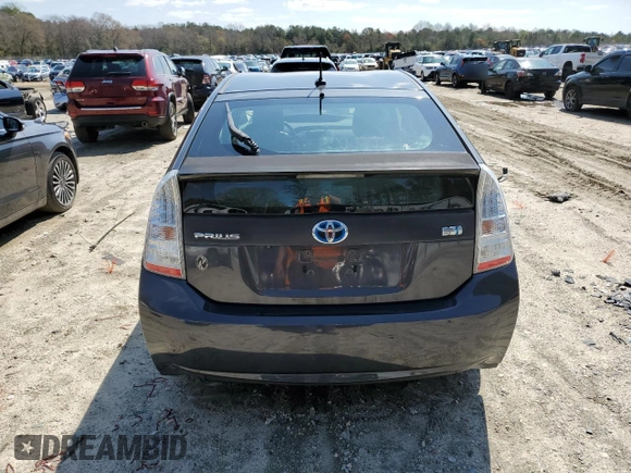2010 Toyota Prius II with VIN JTDKN3DU3A0017188, listed as a Copart auction lot 50494225 with 125,856 mi miles and Salvage Title. Bid and sale history available at carsss.com. Image 6.