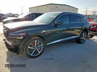 2025 Genesis GV80 z VIN KMUHDESC9SU221942, wystawiony jako Copart lot #55226565 z przebiegiem 24 284 mil mil oraz Szkody całkowita. Historia ofert i sprzedaży dostępna na DreamBid. Obrazek 1.