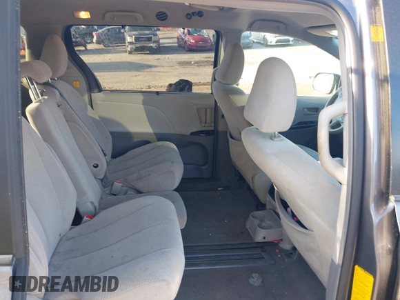 2011 Toyota Sienna LE AAS with VIN 5TDKK3DC9BS100414, listed as a IAAI auction lot 41901835 with 186,634 mi miles and . Bid and sale history available at DreamBid. Image 8.