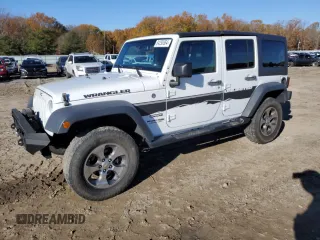 2018 Jeep Wrangler JK Unlimited Sport S with VIN 1C4BJWDG2JL879078, listed as a Copart auction lot 84290864 with 24,457 mi miles and Salvage Title. Bid and sale history available at carsss.com. Image 1.