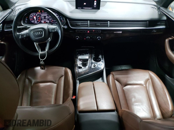 2018 Audi Q7 Premium Plus with VIN WA1LAAF73JD032143, listed as a Copart auction lot 57399785 with 97,893 mi miles and Salvage title. Bid and sale history available at DreamBid. Image 8.
