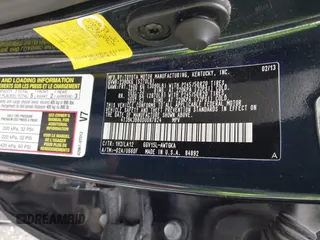 2013 Toyota Venza LE with VIN 4T3BK3BB0DU087824, listed as a IAAI auction lot 40979180 with 112,011 mi miles. Bid and sale history available at carsss.com. Image 9.