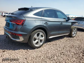 2023 Audi Q5 Sportback S line Premium Plus with VIN WA15AAFY8P2059697, listed as a Copart auction lot 70854874 with 7,650 mi miles and Salvage Title. Bid and sale history available at carsss.com. Image 3.