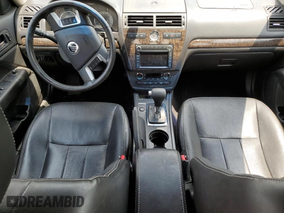 2009 Mercury Milan Premier with VIN 3MEHM08139R634032, listed as a Copart auction lot 62465905 with Not provided miles and Salvage title. Bid and sale history available at DreamBid. Image 8.