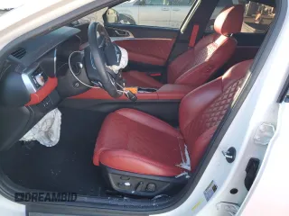 2022 Genesis G70 Launch Edition with VIN KMTG14TE8NU082197, listed as a Copart auction lot 41468635 with 34,844 mi miles and Salvage Title. Bid and sale history available at DreamBid. Image 7.