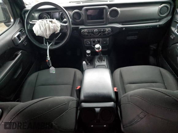 2023 Jeep Wrangler Sport S with VIN 1C4HJXDG1PW504242, listed as a Copart auction lot 83772924 with 29,237 mi miles and Salvage Title. Bid and sale history available at DreamBid. Image 8.