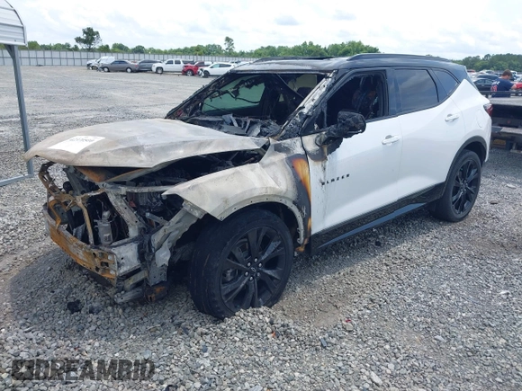 2022 Chevrolet Blazer RS with VIN 3GNKBERS3NS180084, listed as a IAAI auction lot 42370510 with Not provided miles and . Bid and sale history available at DreamBid. Image 2.