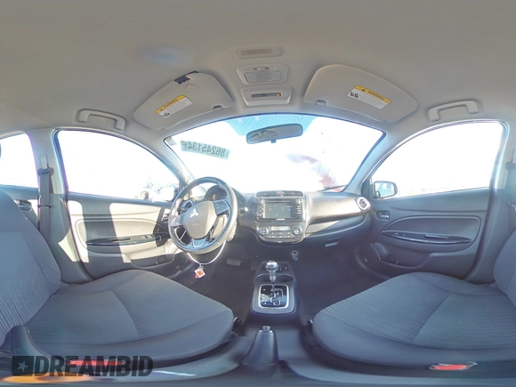 2019 Mitsubishi Mirage SE z VIN ML32F4FJ9KHF03387, wystawiony jako Copart lot #86245134 z przebiegiem 49 235 mil mil oraz Szkoda całkowita • Salvage title. Historia ofert i sprzedaży dostępna na DreamBid. Obrazek 12.