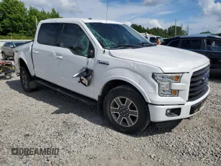 2015 Ford F-150 XLT with VIN 1FTEW1EF6FFA78683, listed as a Copart auction lot 61218315 with Not provided miles and Salvage title. Bid and sale history available at DreamBid. Image 4.