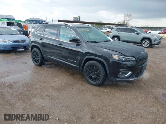 2020 Jeep Cherokee Limited with VIN 1C4PJLDB0LD614312, listed as a IAAI auction lot 41878036 with 92,282 mi miles and . Bid and sale history available at DreamBid. Image 1.