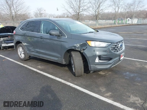 2021 Ford Edge SEL with VIN 2FMPK4J91MBA43484, listed as a IAAI auction lot 41457795 with 62,556 mi miles. Bid and sale history available at carsss.com. Image 1.