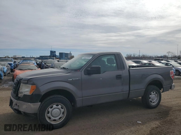 2011 Ford F-150 XL with VIN 1FTMF1CMXBFB70676, listed as a Copart auction lot 46237015 with 134,717 mi miles and Salvage Title. Bid and sale history available at DreamBid. Image 1.