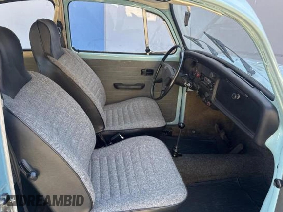 1974 Volkswagen Beetle with VIN 1142098323, listed as a Copart auction lot 48799085 with 41,346 mi miles and Clean Title. Bid and sale history available at DreamBid. Image 5.