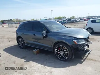 2017 Audi SQ5 Premium Plus with VIN WA1CCAFP4HA083141, listed as a IAAI auction lot 42000737 with 125,339 mi miles and . Bid and sale history available at DreamBid. Image 1.