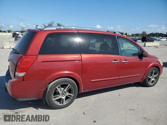 2007 Nissan Quest S with VIN 5N1BV28U87N119257, listed as a Copart auction lot 77359524 with 190,706 mi miles and Salvage Title. Bid and sale history available at carsss.com. Image 3.