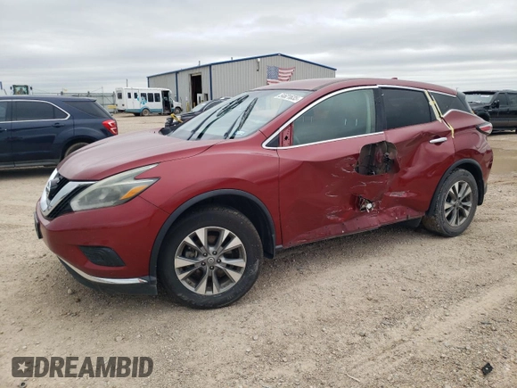 2018 Nissan Murano SL z VIN 5N1AZ2MG0JN125996, wystawiony jako Copart lot #54621635 z przebiegiem 138 144 mil mil oraz Szkoda całkowita • Salvage title. Historia ofert i sprzedaży dostępna na DreamBid. Obrazek 1.