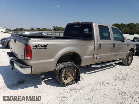 2002 Ford F-350 XL with VIN 3FTSW31F62MA15436, listed as a Copart auction lot 75384314 with 284,637 mi miles and Salvage Title. Bid and sale history available at DreamBid. Image 3.