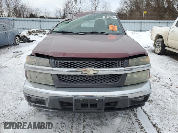 2007 Chevrolet Colorado LT w/1LT with VIN 1GCDT19E278175648, listed as a Copart auction lot 83956684 with 219,745 mi miles and Salvage Title. Bid and sale history available at carsss.com. Image 5.