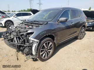 2019 Nissan Rogue SL with VIN 5N1AT2MV7KC789192, listed as a Copart auction lot 58906904 with 72,249 mi miles and Salvage Title. Bid and sale history available at carsss.com. Image 1.