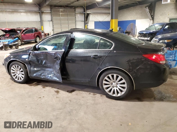 2011 Buick Regal CXL RL1 with VIN W04GN5EC5B1084016, listed as a Copart auction lot 49895065 with 125,129 mi miles and Salvage Title. Bid and sale history available at carsss.com. Image 2.