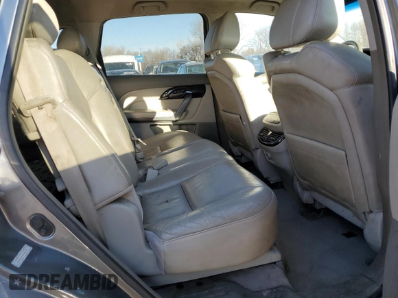 2008 Acura MDX with VIN 2HNYD28298H502824, listed as a Copart auction lot 50374405 with 225,946 mi miles and Salvage Title. Bid and sale history available at DreamBid. Image 12.