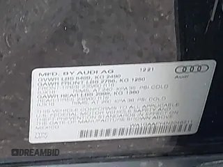 2022 Audi Q5 S line Premium z VIN WA1GAAFY4N2046211, wystawiony jako IAAI lot #41934968 z przebiegiem 36 437 mil mil oraz . Historia ofert i sprzedaży dostępna na DreamBid. Obrazek 9.