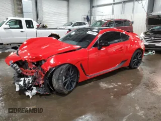 2023 Toyota GR86 Premium with VIN JF1ZNBE10P9759362, listed as a Copart auction lot 41969885 with 17,750 mi miles and Salvage Title. Bid and sale history available at carsss.com. Image 1.