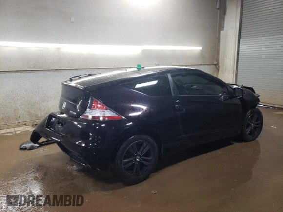 2015 Honda CR-Z with VIN JHMZF1D42FS002188, listed as a Copart auction lot 48686485 with 71,729 mi miles and Salvage Title. Bid and sale history available at carsss.com. Image 3.