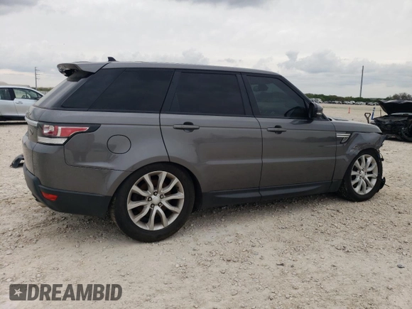 2016 Land Rover Range Rover Sport HSE with VIN SALWR2PF9GA115456, listed as a Copart auction lot 50911715 with 106,207 mi miles and Clean Title. Bid and sale history available at DreamBid. Image 3.