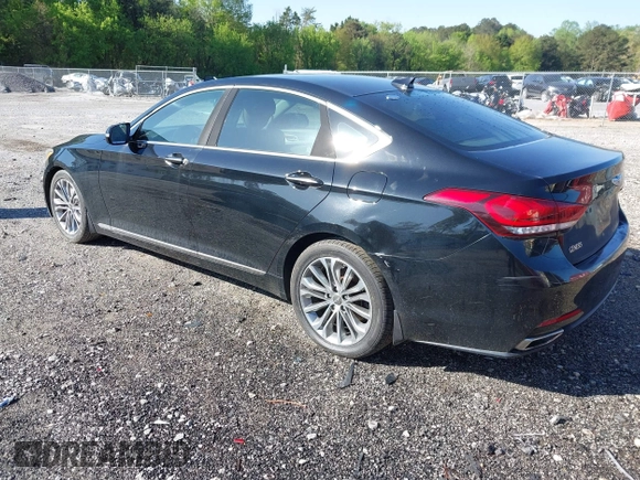 2016 Hyundai Genesis 3.8L z VIN KMHGN4JEXGU133770, wystawiony jako IAAI lot #41995242 z przebiegiem 181 715 mil mil oraz . Historia ofert i sprzedaży dostępna na DreamBid. Obrazek 3.