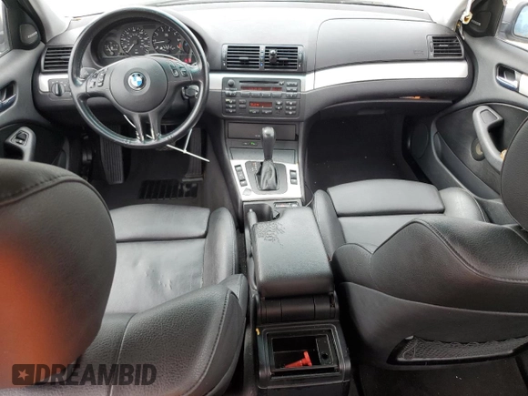 2004 BMW 3 Series 325i with VIN WBAAZ33414KP89681, listed as a Copart auction lot 43840195 with 200,212 mi miles and Salvage Title. Bid and sale history available at carsss.com. Image 8.