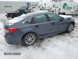 2024 Honda Civic Sedan EX with VIN 2HGFE2F32RH101348, listed as a Copart auction lot 43784045 with 23,153 mi miles and Salvage Title. Bid and sale history available at carsss.com. Image 3.