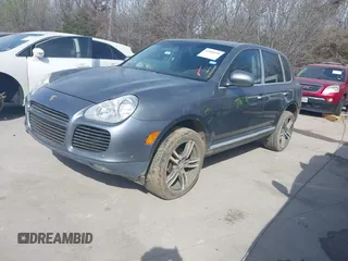2004 Porsche Cayenne with VIN WP1AA29P44LA21532, listed as a IAAI auction lot 41820496 with 202,160 mi miles. Bid and sale history available at carsss.com. Image 2.
