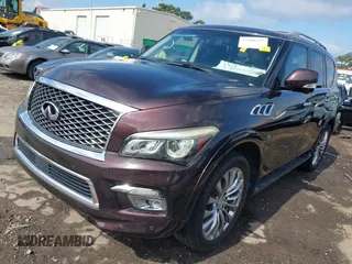 2016 Infiniti QX80 with VIN JN8AZ2ND8G9800914, listed as a IAAI auction lot 42204257 with 113,149 mi miles and . Bid and sale history available at DreamBid. Image 2.