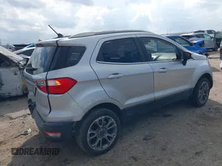 2019 Ford EcoSport Titanium with VIN MAJ6S3KL1KC267698, listed as a IAAI auction lot 41502722 with 83,673 mi miles and . Bid and sale history available at DreamBid. Image 4.