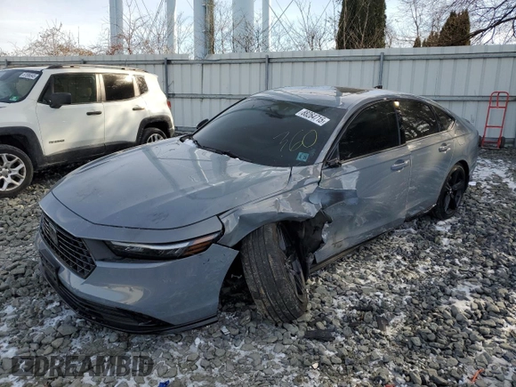 2023 Honda Accord Sport-L with VIN 1HGCY2F7XPA029517, listed as a Copart auction lot 63848945 with 51,195 mi miles and Salvage title. Bid and sale history available at DreamBid. Image 1.