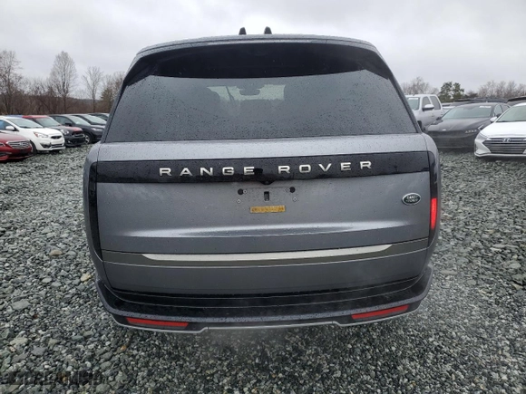 2023 Land Rover Range Rover SE with VIN SALKP9FU5PA071498, listed as a Copart auction lot 44658465 with 17,486 mi miles and Salvage Title. Bid and sale history available at carsss.com. Image 6.