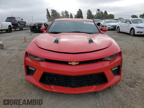 2016 Chevrolet Camaro 2SS with VIN 1G1FH1R7XG0135191, listed as a Copart auction lot 54885155 with 115,237 mi miles and Salvage title. Bid and sale history available at DreamBid. Image 5.