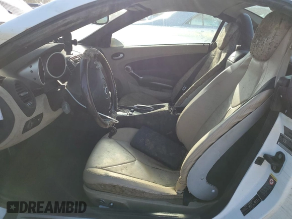 2005 Mercedes-Benz SLK-Class with VIN WDBWK56F25F049054, listed as a Copart auction lot 74803384 with Not Provided miles and Salvage Title. Bid and sale history available at carsss.com. Image 7.
