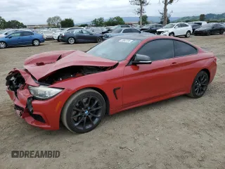 2016 BMW 4 Series 435i with VIN WBA3R1C54GK529351, listed as a Copart auction lot 53842235 with 94,757 mi miles and Salvage title. Bid and sale history available at DreamBid. Image 1.