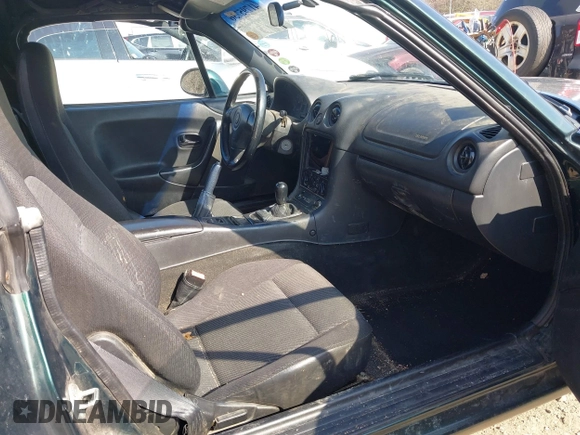 1999 Mazda MX-5 Miata with VIN JM1NB3537X0109618, listed as a IAAI auction lot 41795736 with 160,452 mi miles and . Bid and sale history available at DreamBid. Image 5.