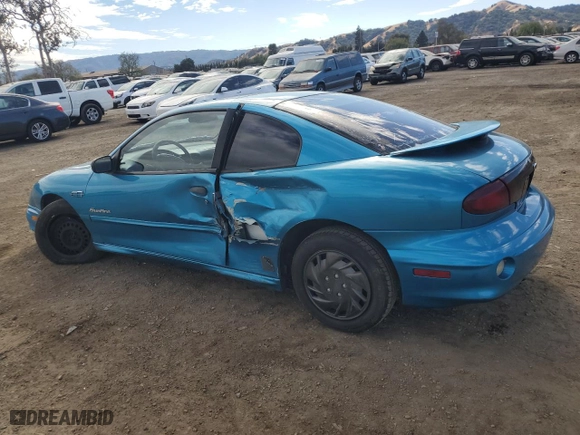 2000 Pontiac Sunfire SE with VIN 1G2JB1249Y7263390, listed as a Copart auction lot 75756994 with 176,134 mi miles and Salvage Title. Bid and sale history available at carsss.com. Image 2.