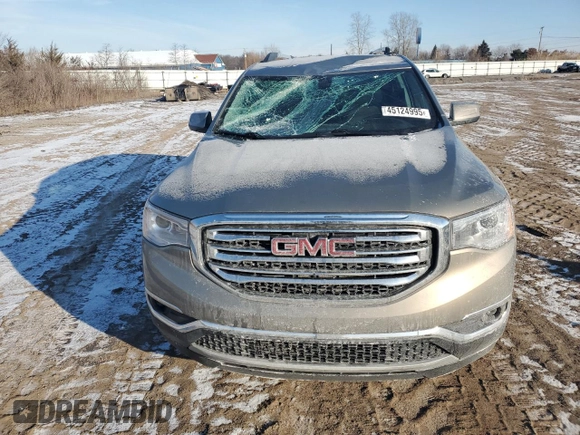 2019 GMC Acadia SLE with VIN 1GKKNSLSXKZ107501, listed as a Copart auction lot 45124995 with 123,532 mi miles and Salvage Title. Bid and sale history available at DreamBid. Image 5.