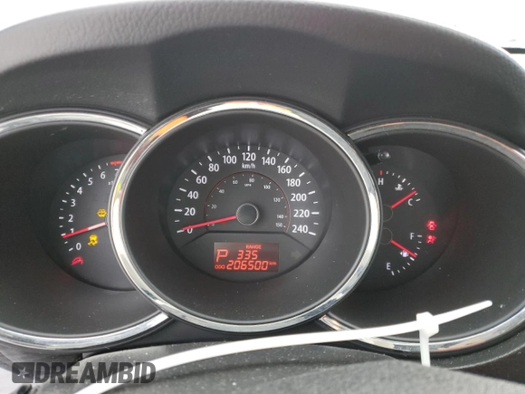 2013 Kia Sorento EX with VIN 5XYKUDA21DG319556, listed as a Copart auction lot 43844915 with 206,500 mi miles and Salvage Title. Bid and sale history available at carsss.com. Image 9.