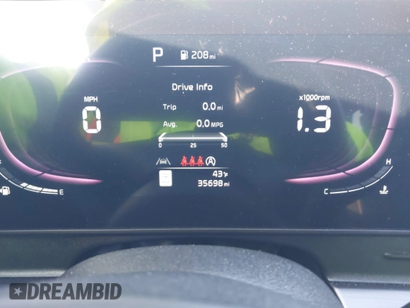 2023 Kia Sportage EX z VIN 5XYK33AF7PG043842, wystawiony jako IAAI lot #40850759 z przebiegiem 35 698 mil mil oraz . Historia ofert i sprzedaży dostępna na DreamBid. Obrazek 7.